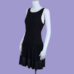 Bailey 44 Black Ruffled Tiered Mini Dress